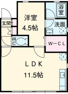 アネックス・セイワ【101号室】の間取り