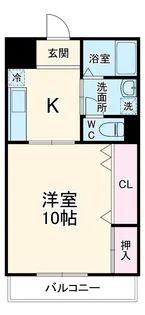 アイランドM【303号室】の間取り