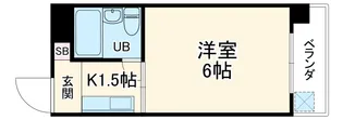 アメニティ植田【4階】の間取り