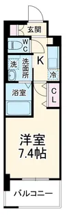 ミュプレ北浜【15階】の間取り