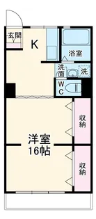 マンション高橋【4階】の間取り