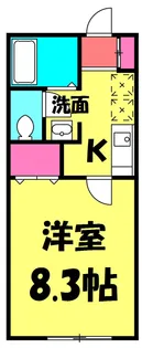 ブルーレジデンス【1階】の間取り