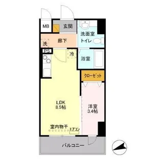 ステラ トーレ【2階】の間取り
