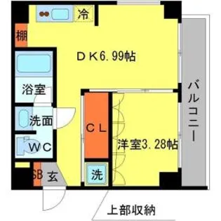 LEGIAN【3階】の間取り