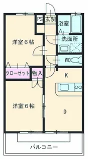 サニーコートOOKAWARA B【203号室】の間取り
