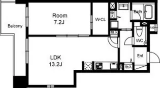 BRAVI南堀江【6階】の間取り