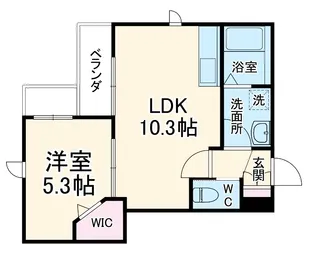 メゾン ベールK【2階】の間取り