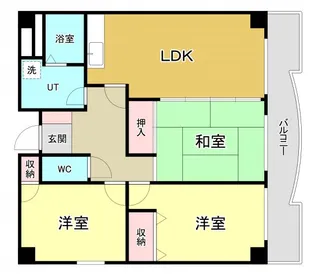 カルム土井【4階】の間取り