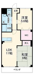 リュミエール中園【202号室】の間取り