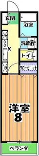 レスポワール【2階】の間取り