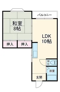 大久保大喜マンション【3階】の間取り