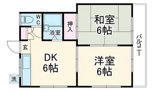 メゾン鎌ケ谷【2階】の間取り