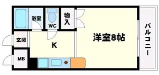 GRAN PINO 春日【6階】の間取り