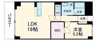 パインフィールド七条【7階】の間取り