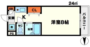 ピュアコート【4階】の間取り