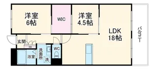 カーメルハイツ【3階】の間取り