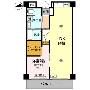 ルイシール清水【3階】の間取り