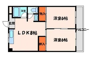 サンコーポ八雲【3階】の間取り