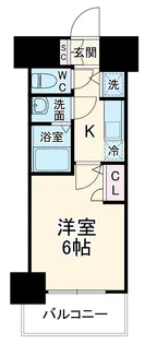 エスリード京橋グレイス【5階】の間取り