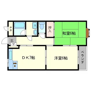 メゾンアーバンスコープ【308号室】の間取り