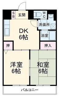 第5梅野ビル【2階】の間取り