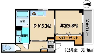 サンセールⅦ【1階】の間取り