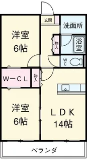 グランドール玉水【3階】の間取り