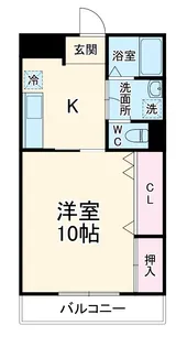 ウインディア【102号室】の間取り