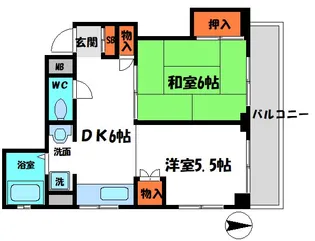 コーポ守口【7階】の間取り