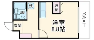 山一守口壱番館【4階】の間取り
