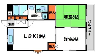 ファミーユ一ツ橋【2階】の間取り