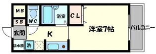 CASA ROSEHILL【7階】の間取り