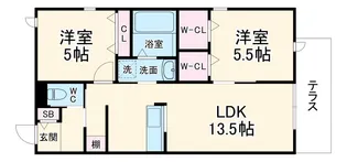 カンタービレ【1階】の間取り