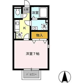 4CABINS【2階】の間取り