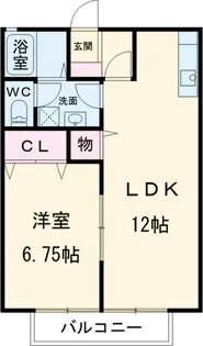 ボイス中島【1階】の間取り