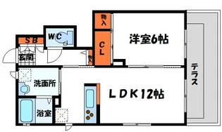 グリーンテラス【1階】の間取り