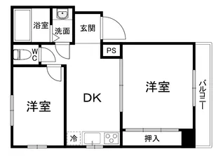 GM栄町【2階】の間取り