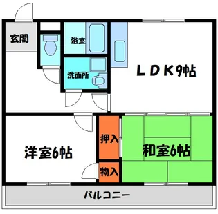 スイートピーチ【1階】の間取り