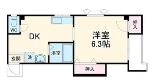 ラリンピア【2階】の間取り