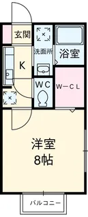 プチメゾン塩釜【1階】の間取り
