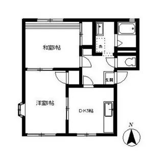 フレグランスA【102号室】の間取り