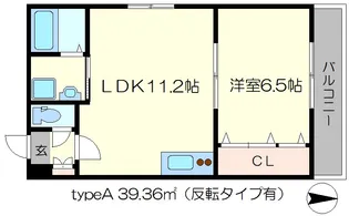 A-mon西院MANJUJI【3階】の間取り