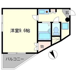 ディアリオ大宮【3階】の間取り