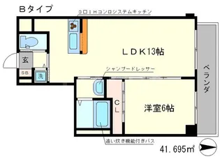 TheManorHouse西院【2階】の間取り