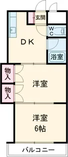 エリートビル横川町【203号室】の間取り