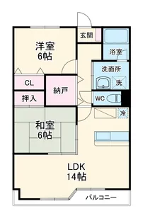 グランド・ステージ桜華【405号室】の間取り