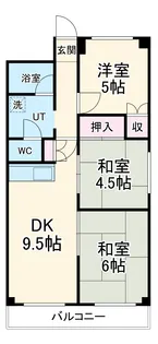 グランドール西大路【7階】の間取り