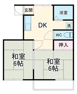 タウニーU【A201号室】の間取り