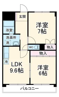 サン徳重【2階】の間取り