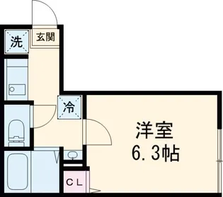 グランクオール小岩【2階】の間取り